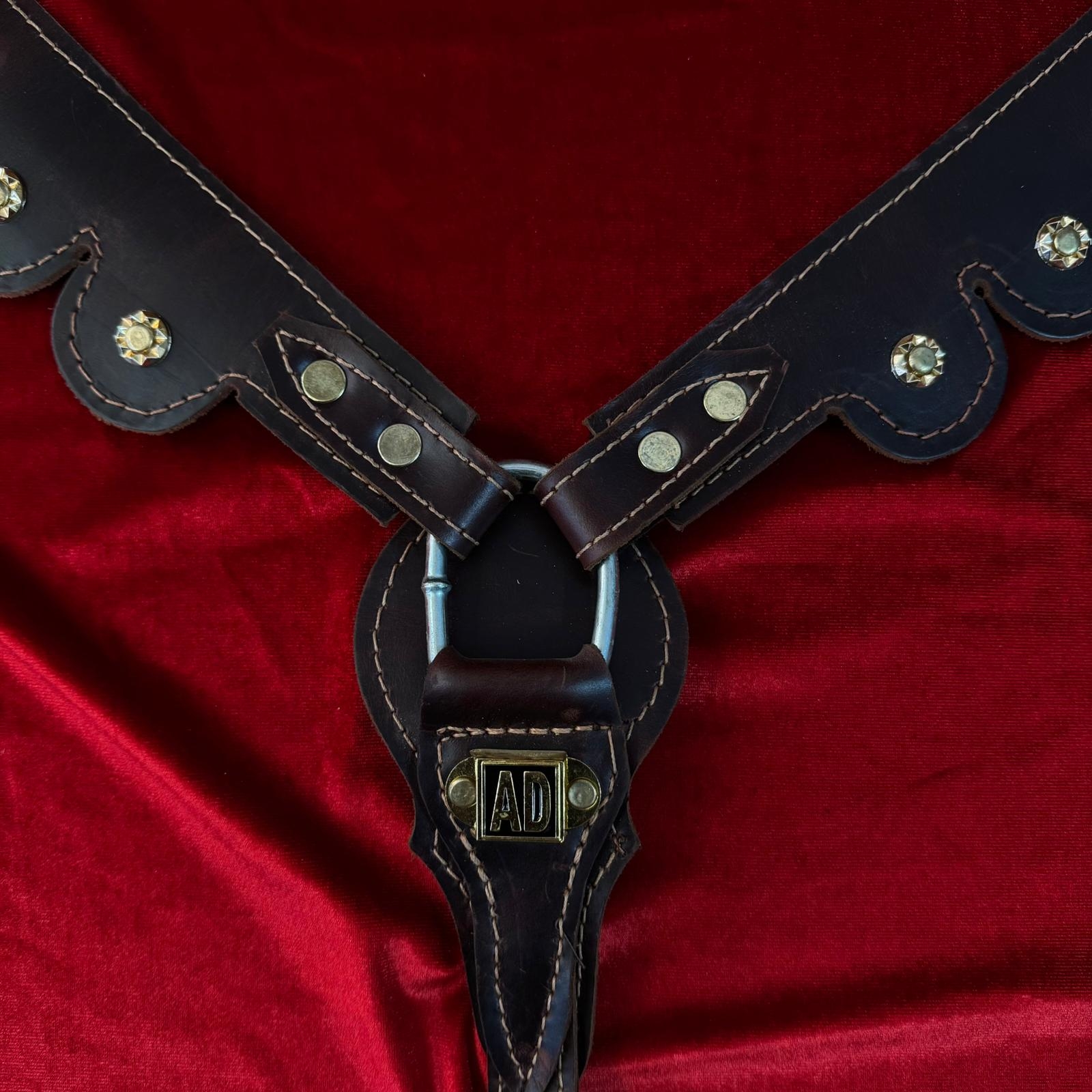 صدرية خيل جلدية