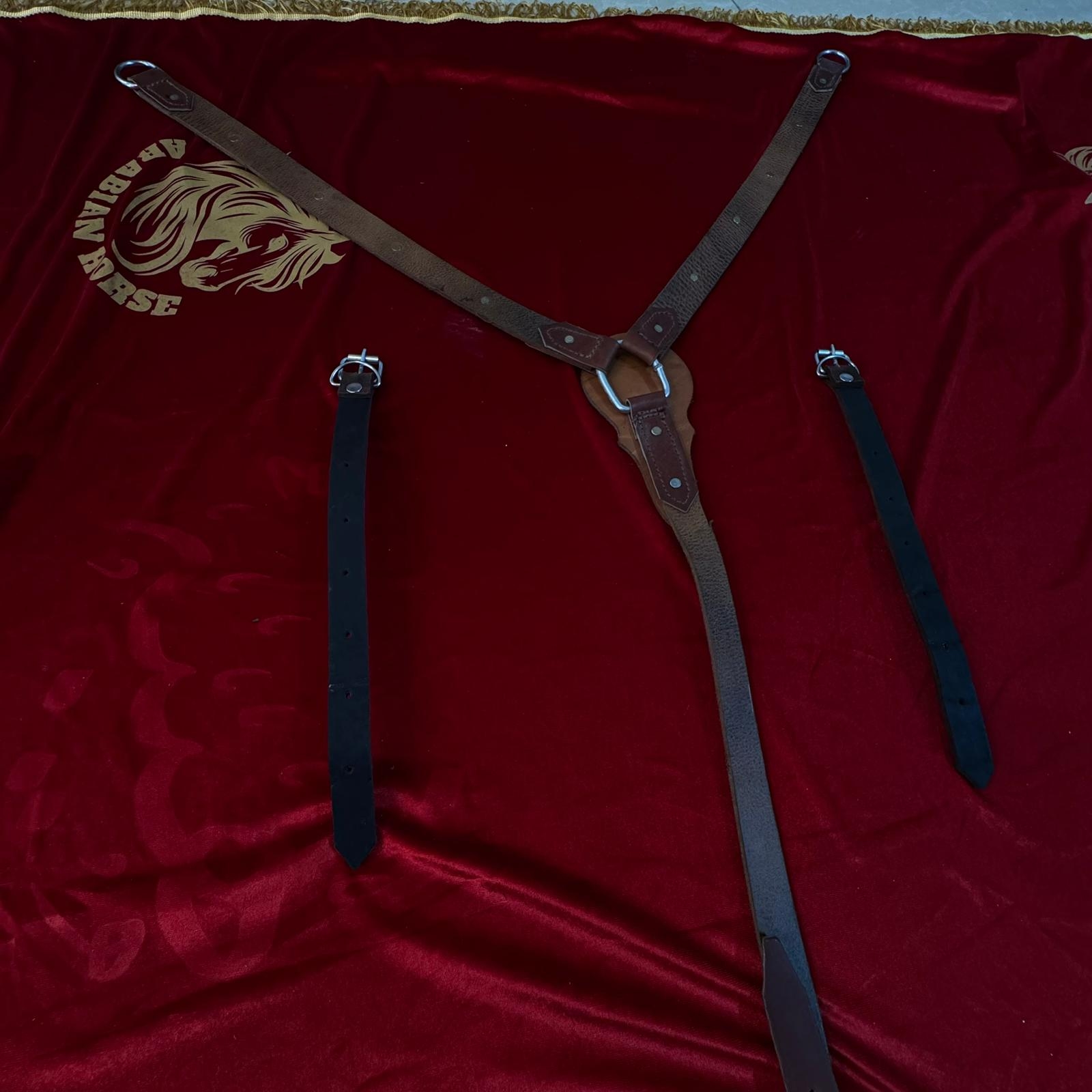 صدرية خيل جلدية