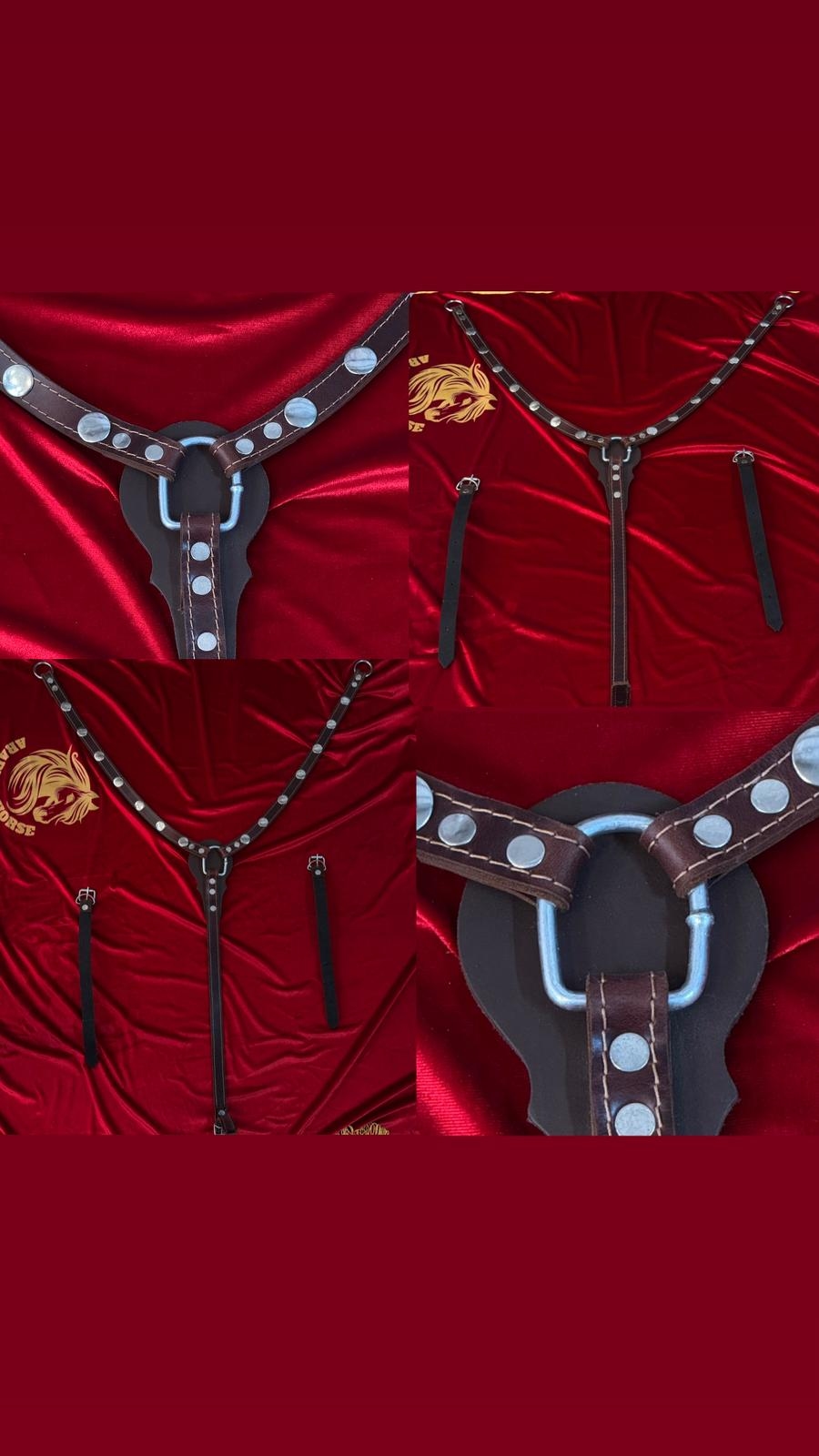 صدرية خيل جلدية