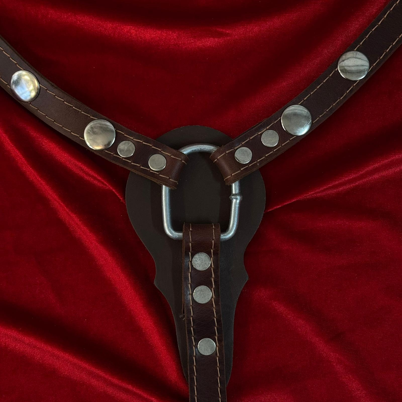 صدرية خيل جلدية