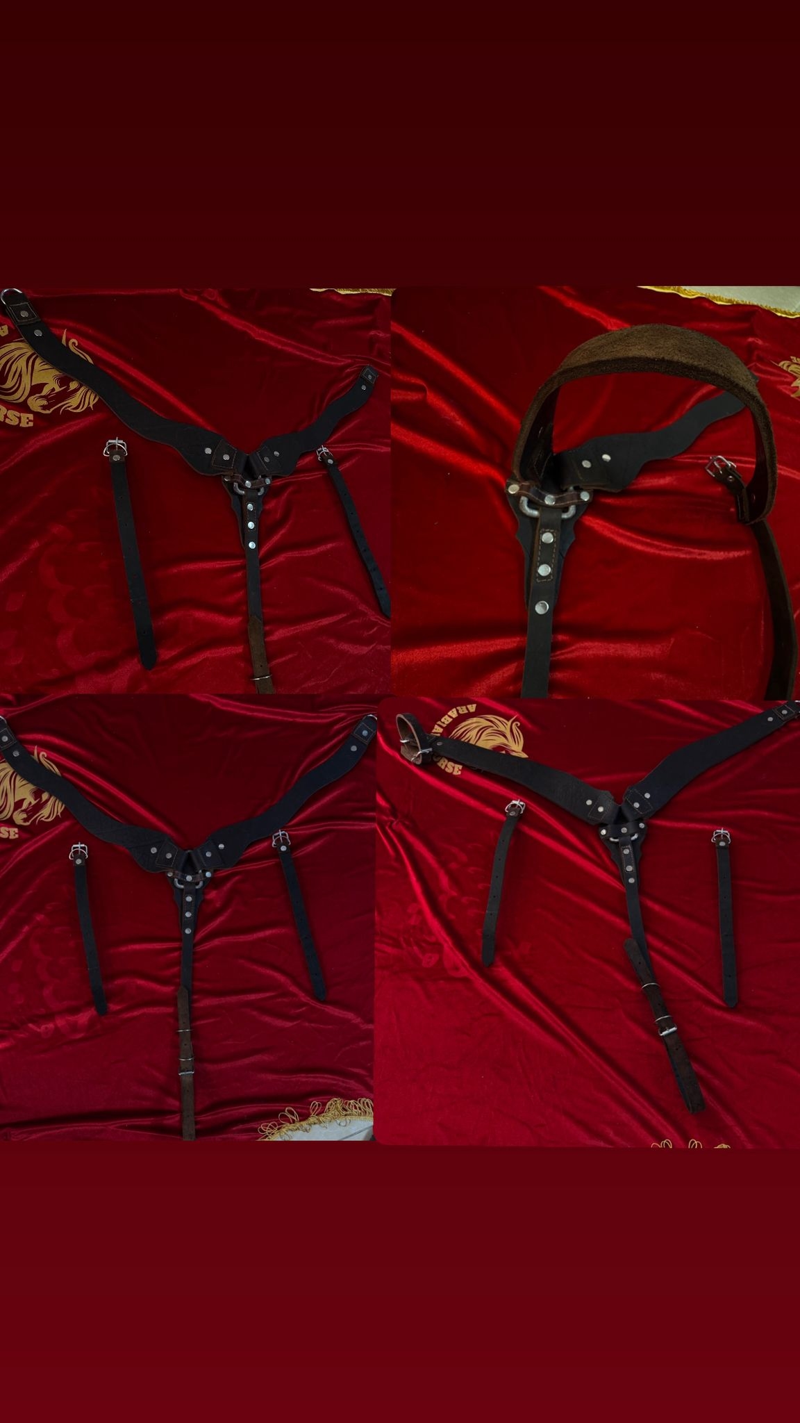 صدرية خيل جلدية