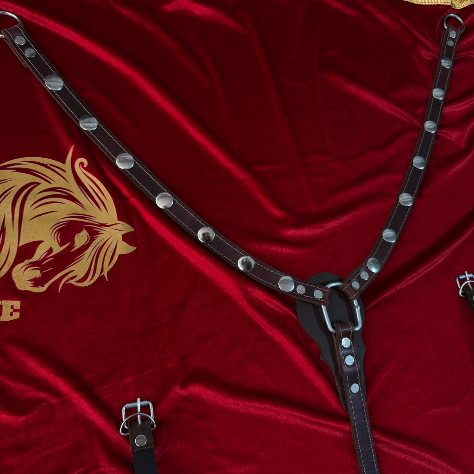 صدرية خيل جلدية