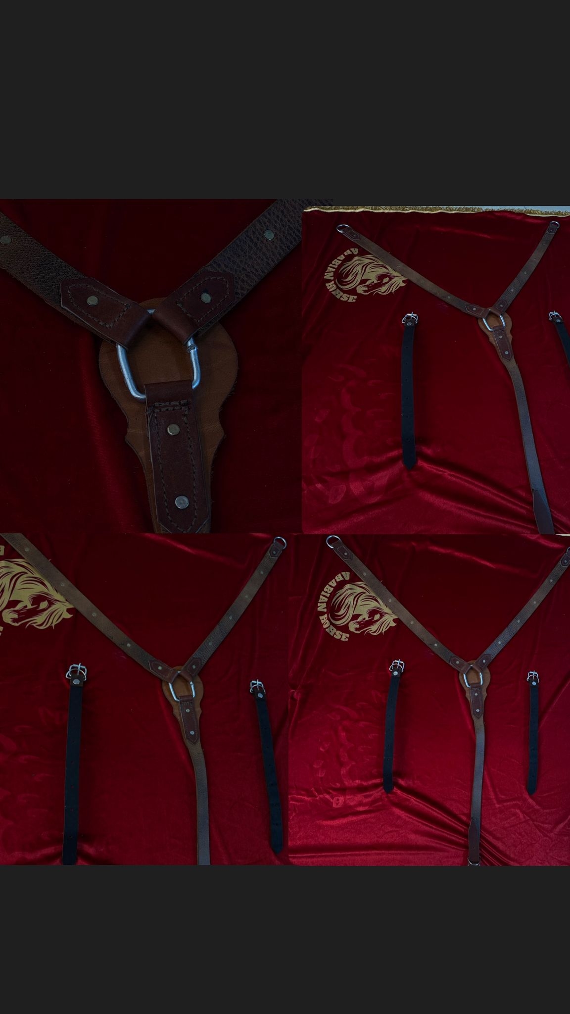 صدرية خيل جلدية