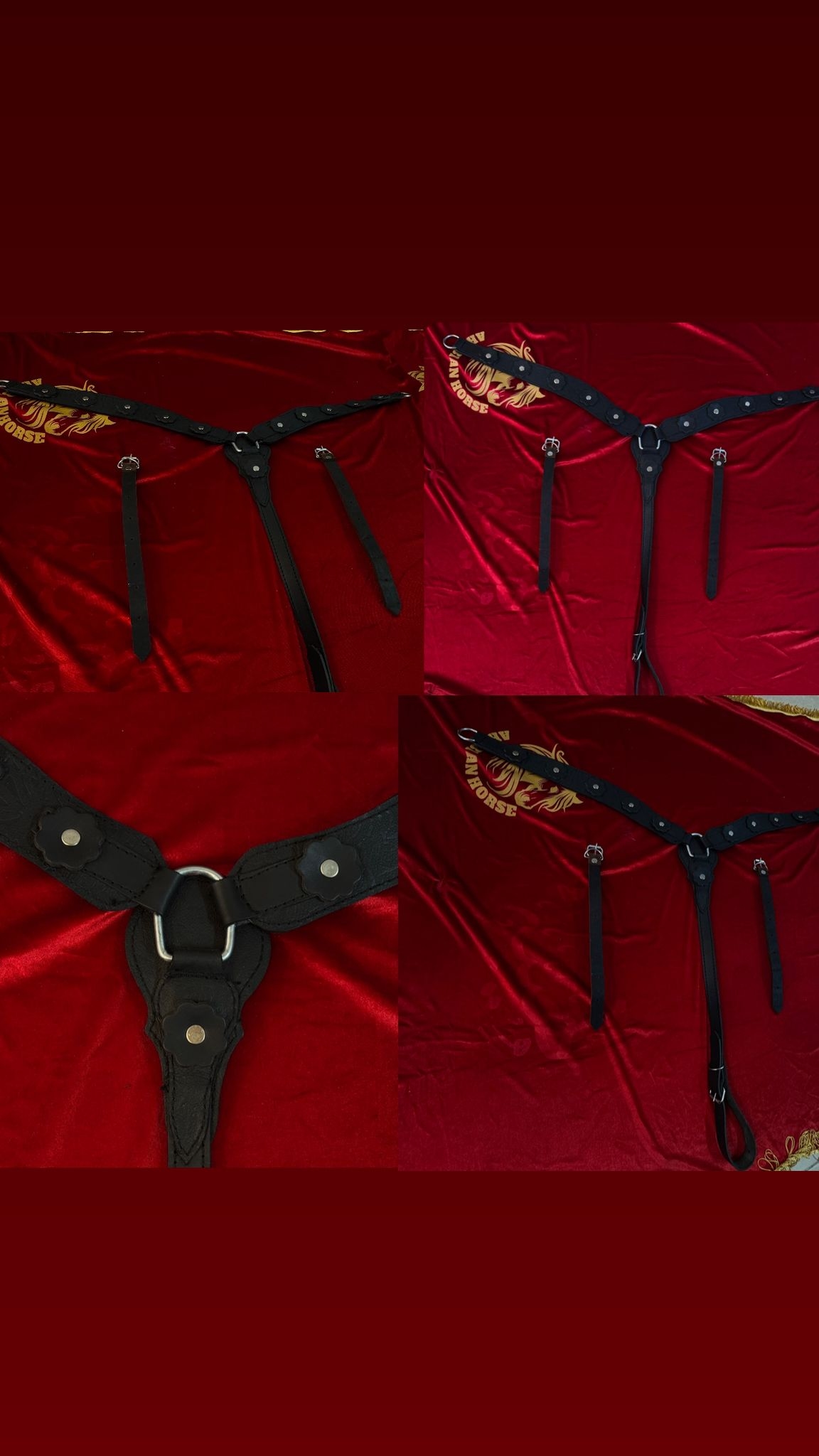 صدرية خيل جلدية