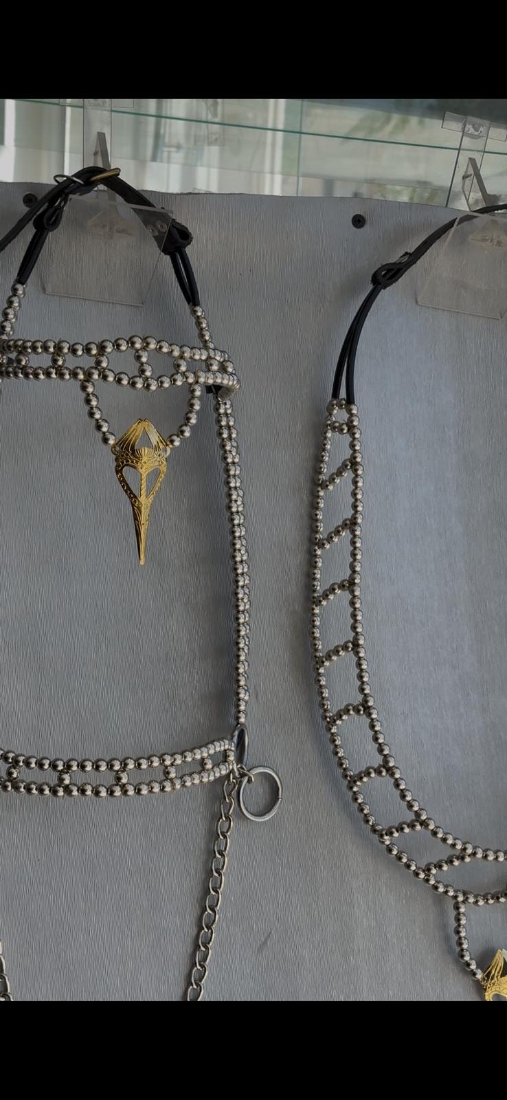 طقم جمال فاخر فضي (رشمة مع عقد الرقبة) thumbnail 4