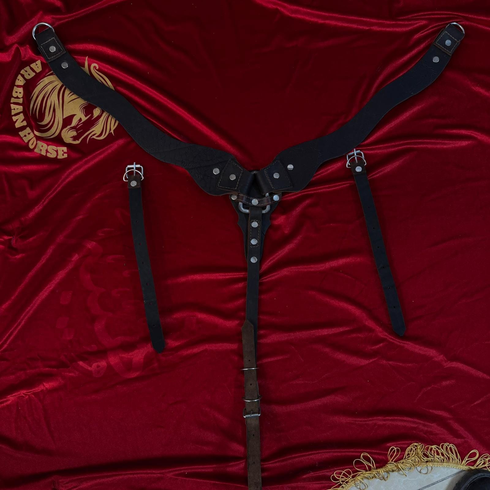 صدرية خيل جلدية