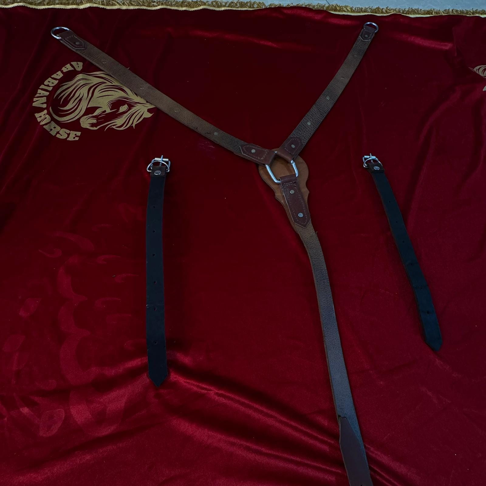 صدرية خيل جلدية