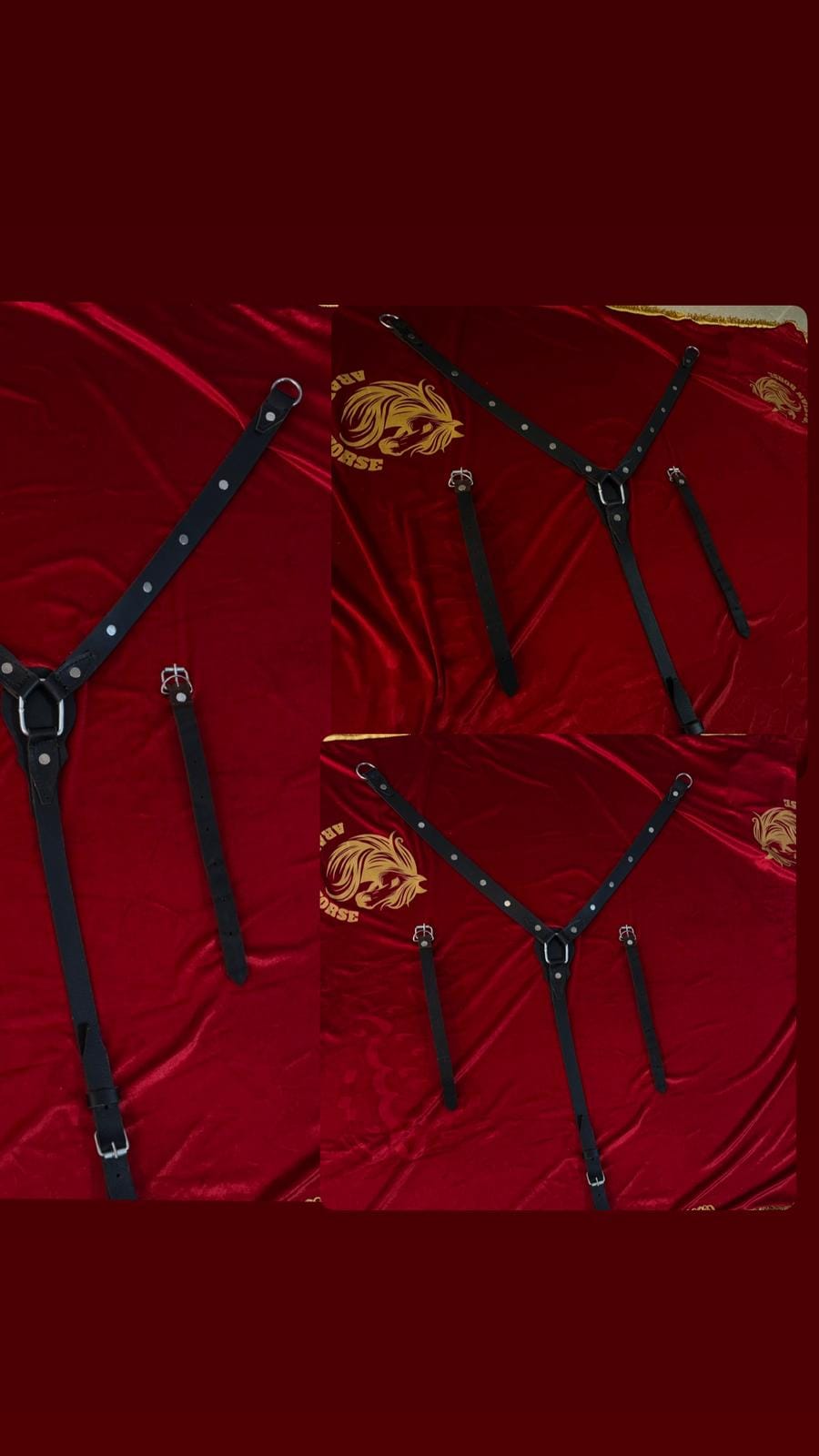 صدرية خيل جلدية