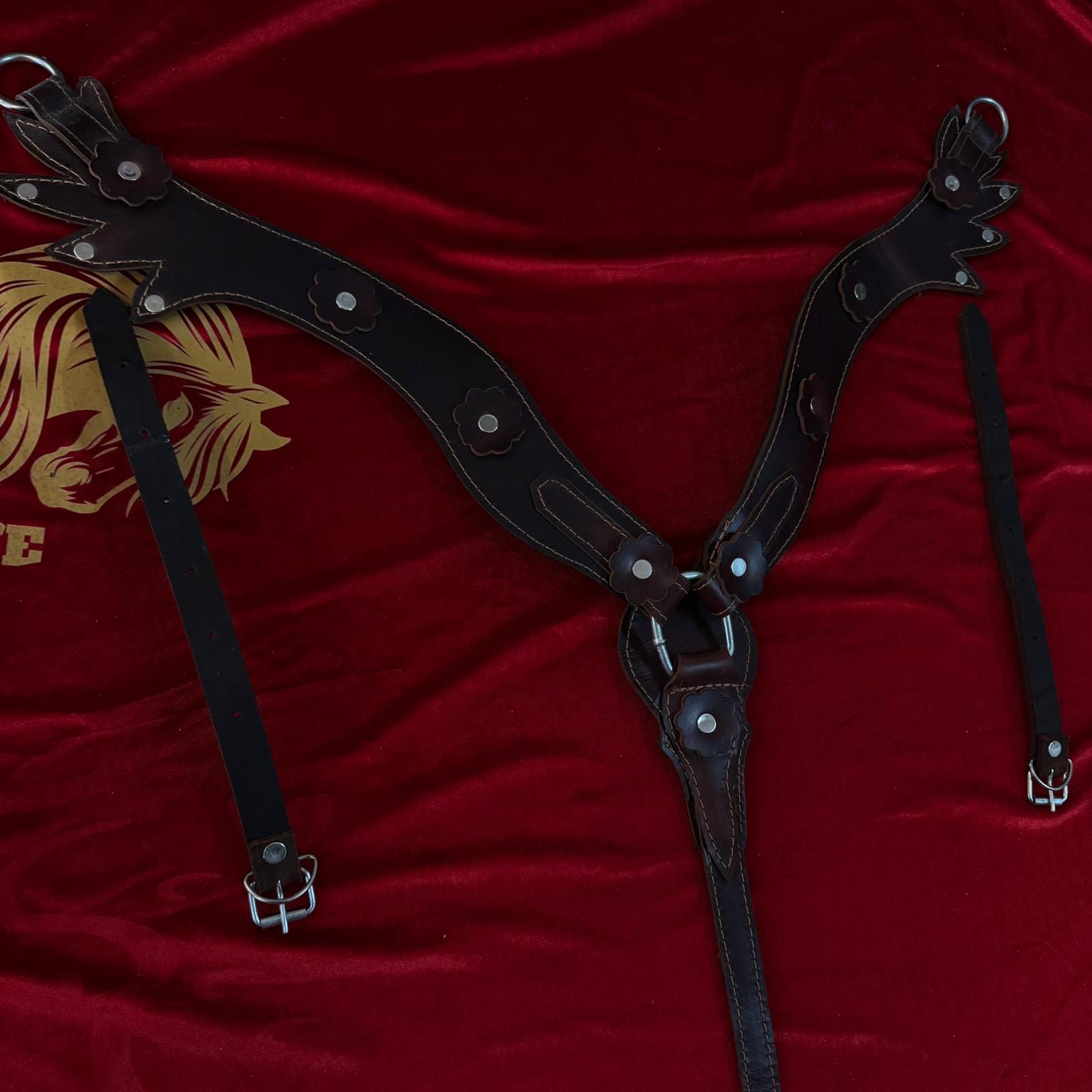 صدرية خيل جلدية