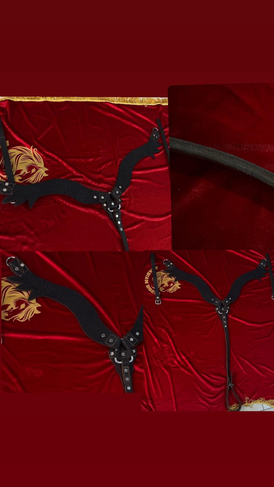 صدرية خيل جلدية