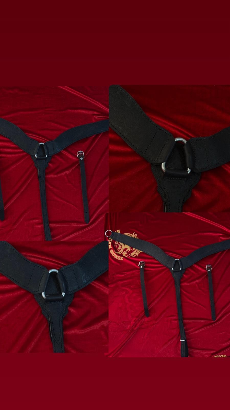 صدرية خيل جلدية